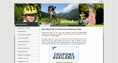 Desktop Screenshot of fahrradhelme.org